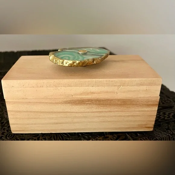 NEW (2) Ashland Coastal Prep Wood Lottoral Chic Containers - Picture 4 of 9